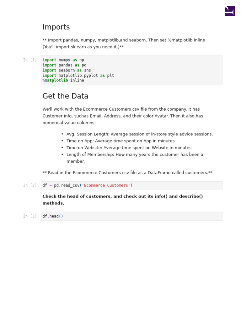 Imports: Import As Import As Import As Import As Matplotlib | PDF ...
