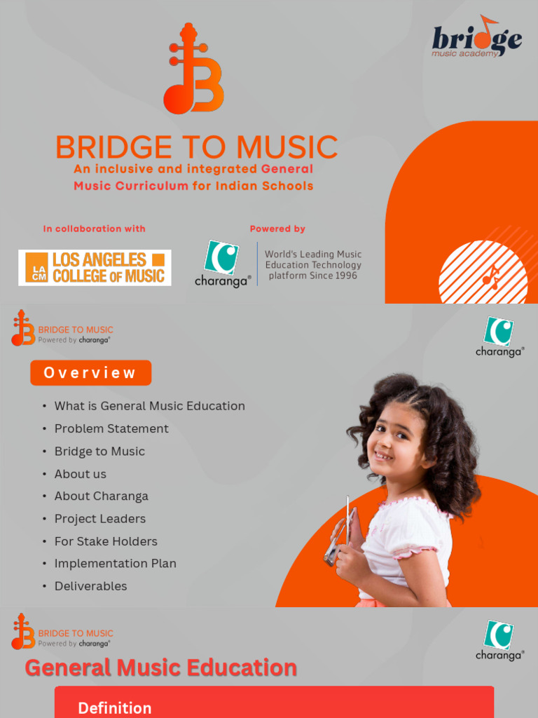 Bridge To Music Presentation September 2025 | PDF | Music Education ...