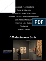 Modernismo Na Bahia
