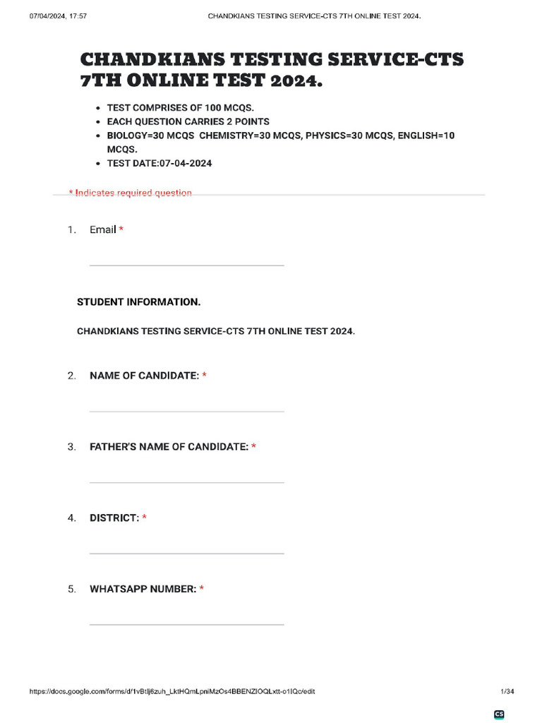 7TH Test | PDF