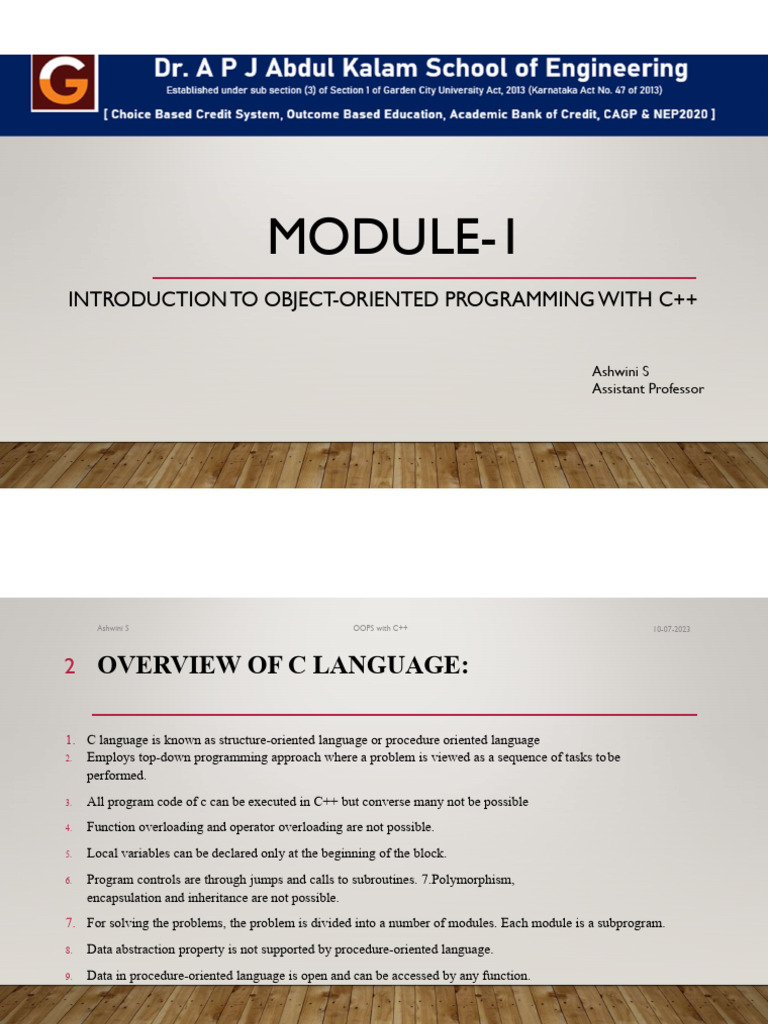 C++ Module 1 | PDF | Data Type | C++