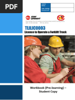 Forklift Obstacle Course Layout Guide | PDF