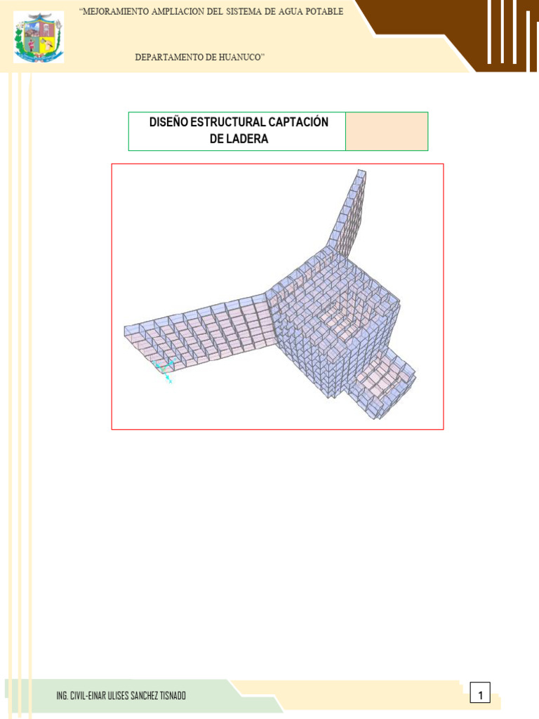 1. Captación Manatial de Ladera | PDF | Hormigón | Materiales