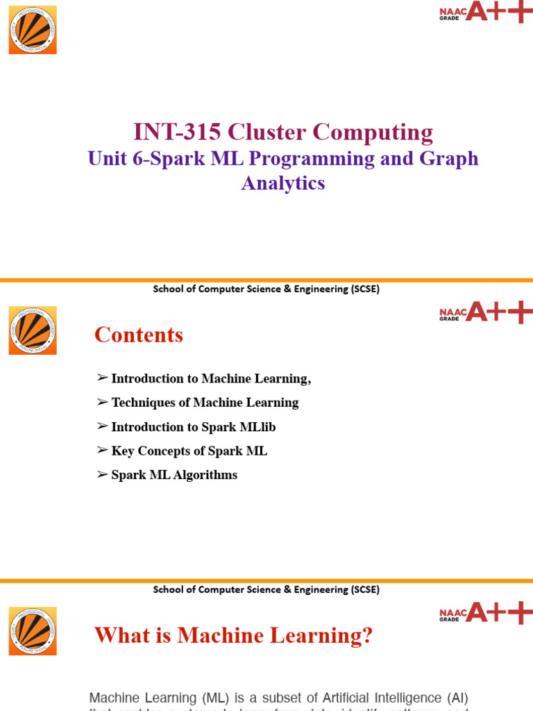 Unit 6 - ML | PDF | Machine Learning | Algorithms