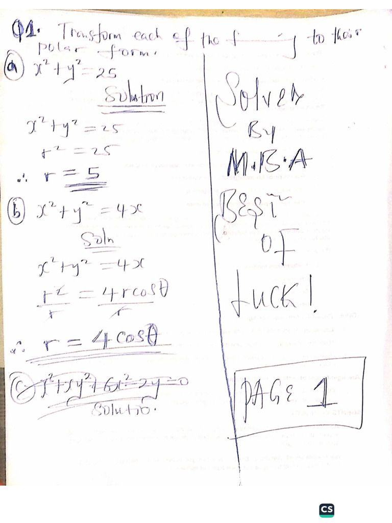 Mth 102 Assignment 30112025 | PDF