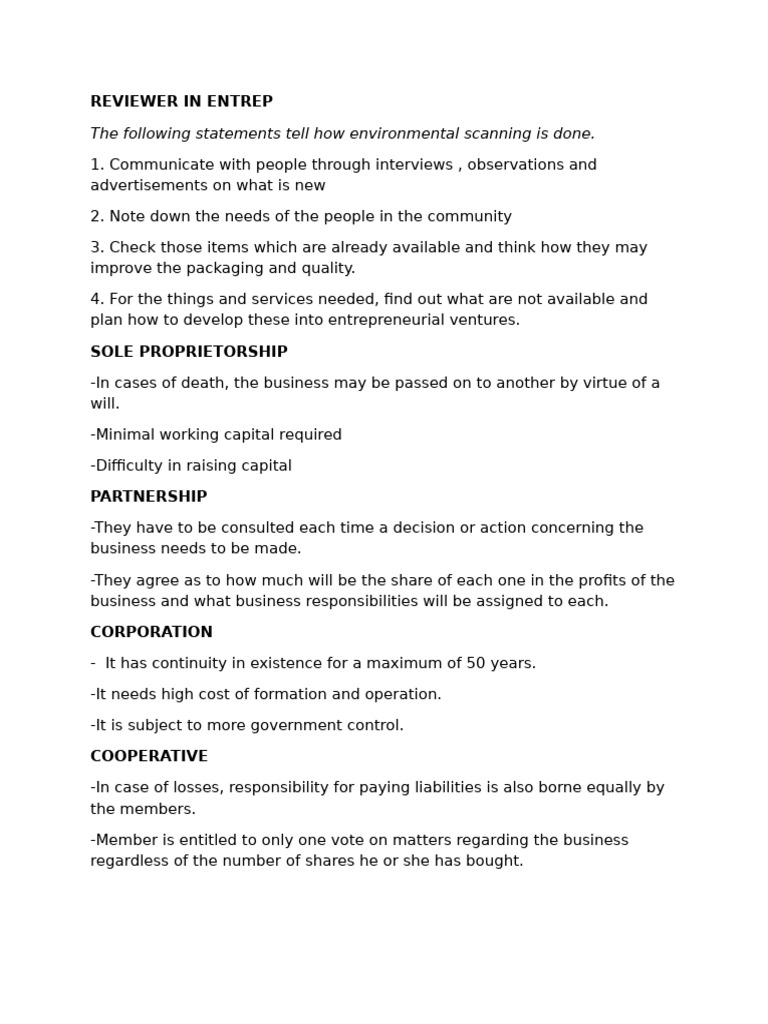 Reviewer in Entrep | PDF