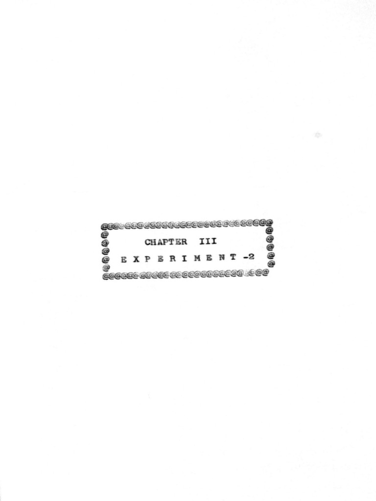 07 Chapter 3 | PDF | Experiment | Memory