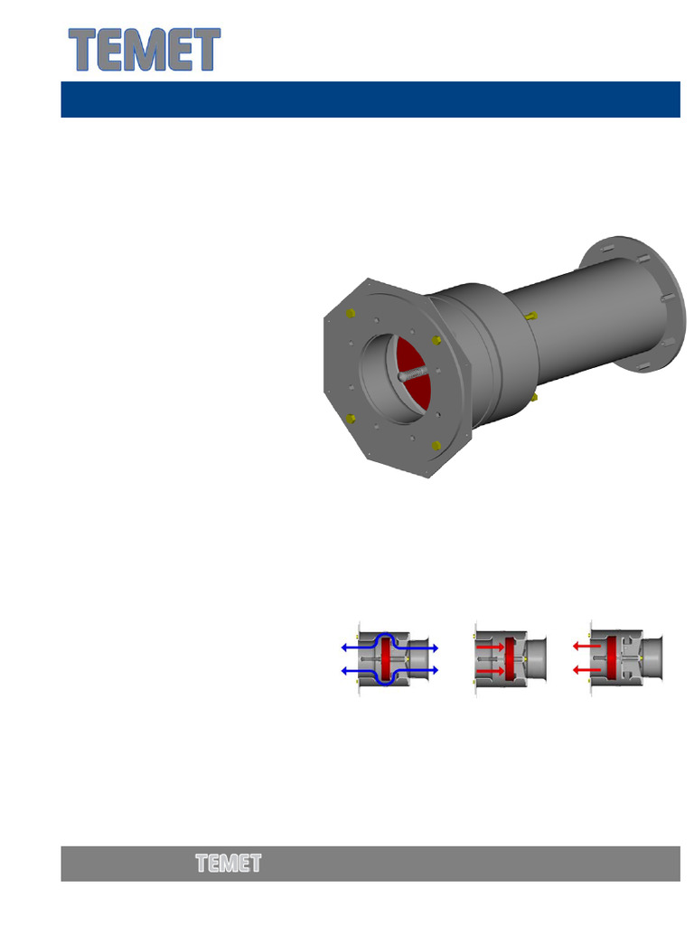 Temet Blast Valve Pv-60-200-Tc v00031 | PDF | Valve | Mechanical ...