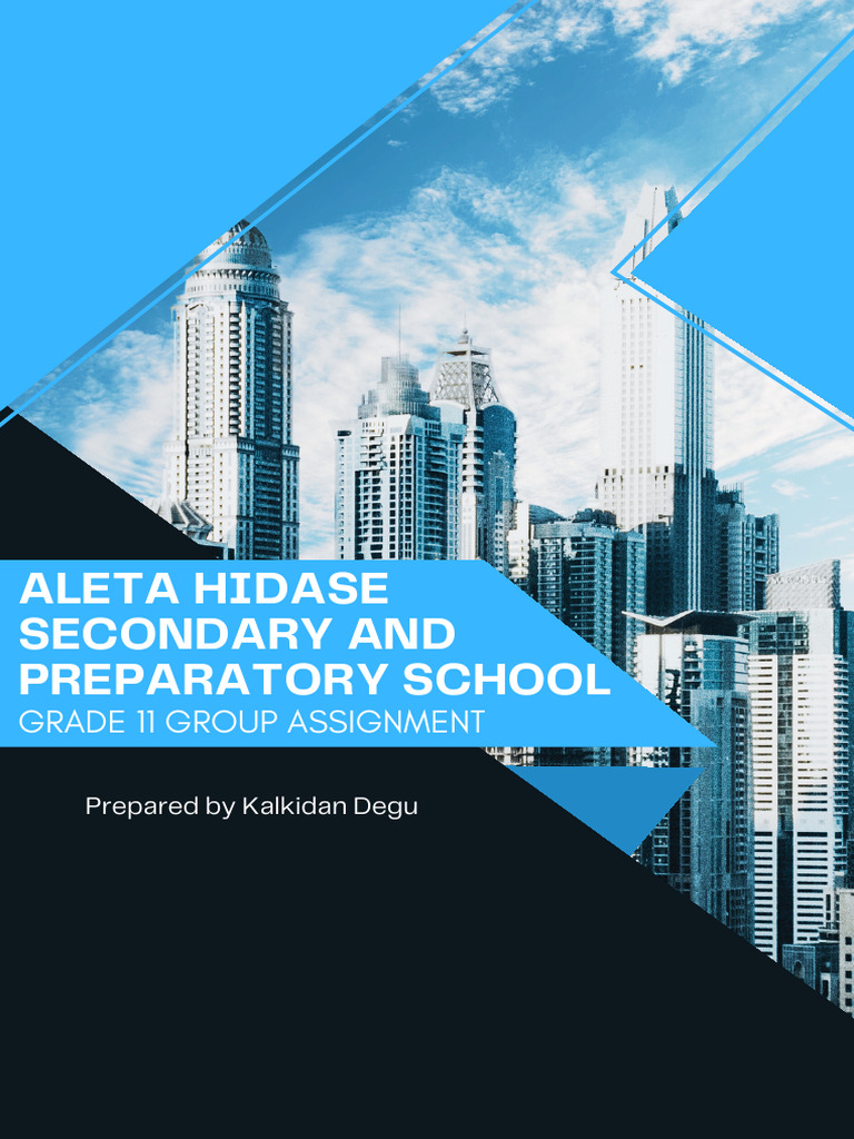 Black and Blue Modern Corporate Proposal Cover Page | PDF