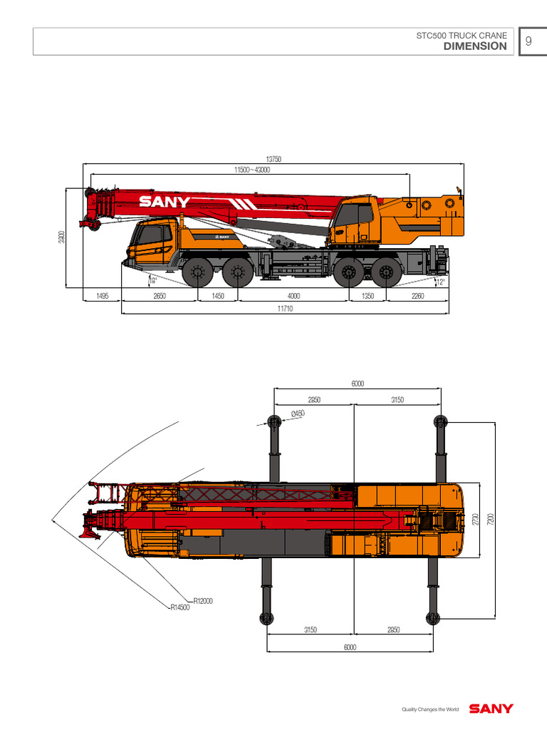 Sany STC500 50T | PDF | Crane (Machine)