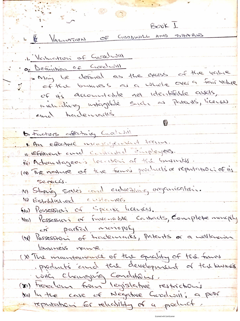 Financial Analysis Notes 2 | PDF