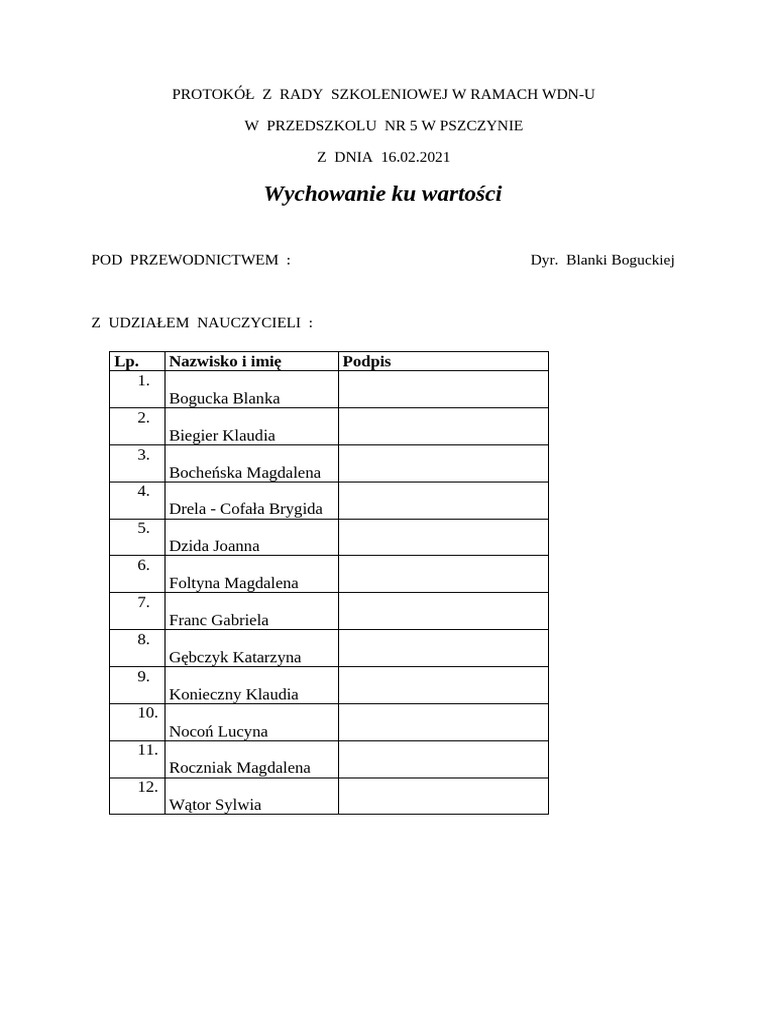 Protokół WDN | PDF