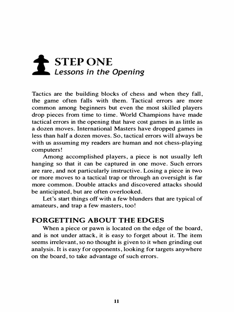 D1 Step1 | PDF | Chess | Chess Theory