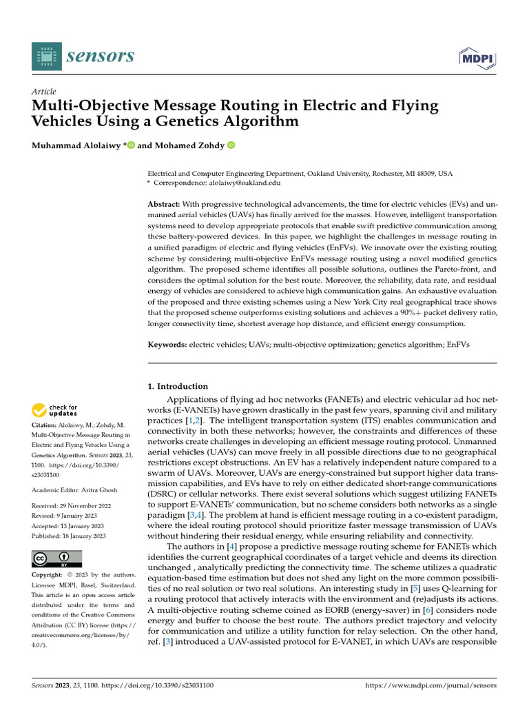 GA Drone EV Q1 Journals Ad Hoc Networks | PDF | Routing | Wireless Ad ...