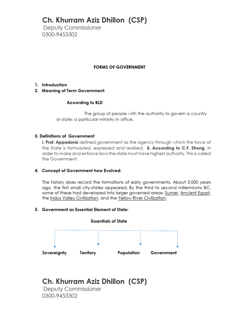 Forms of Government-1 | PDF | Communism | Capitalism