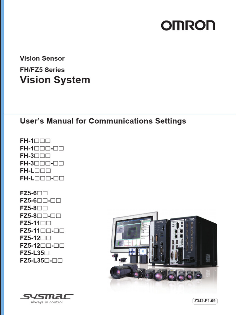 FH Series Vision System User Manual Communication | PDF | Programmable ...