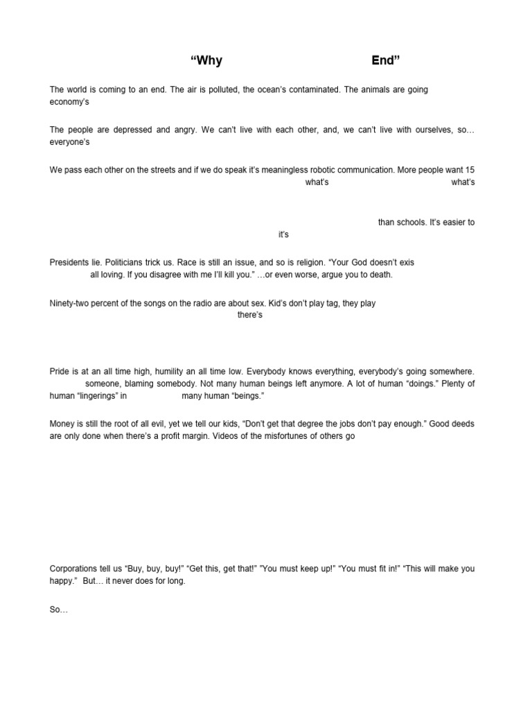 Spoken Word Structure Transcripts | PDF
