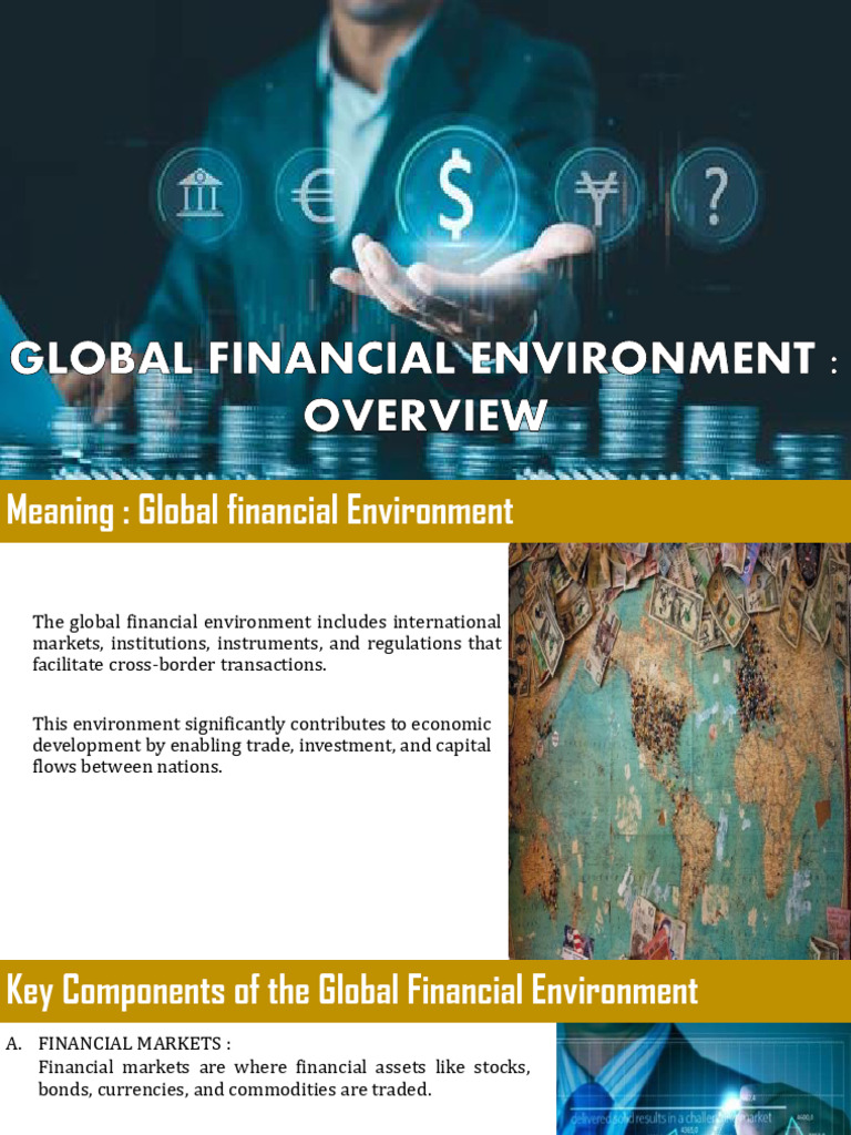 Global Financial Environment | PDF | Banks | Financial Markets