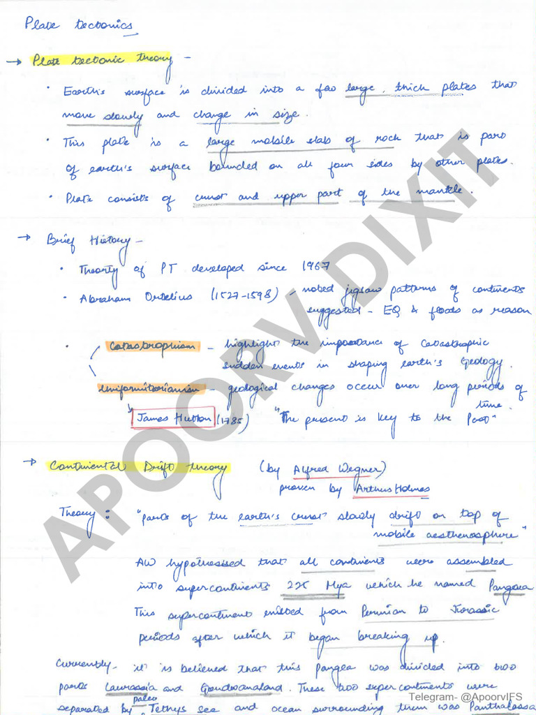 Geology Notes - 3 | PDF