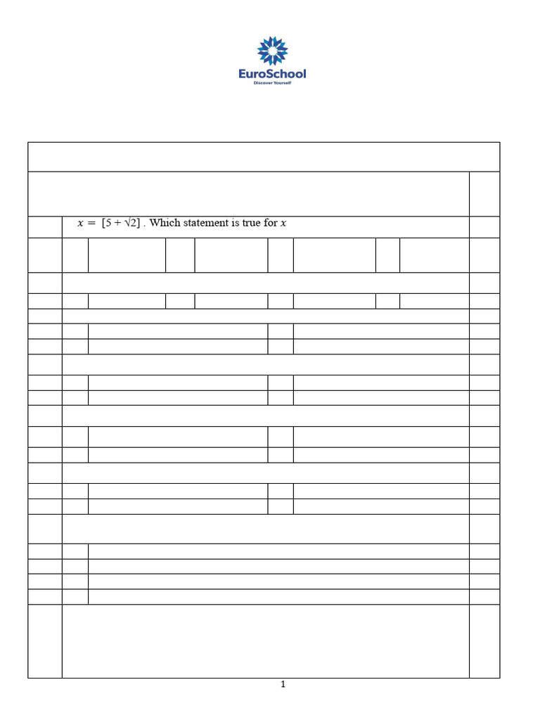 PracticePaper57261Question | PDF | Circle | Area