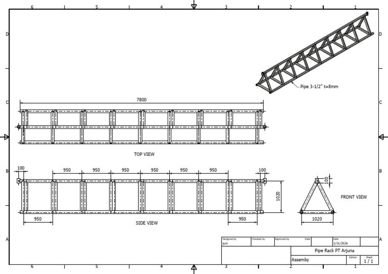 Pipe Rack | PDF