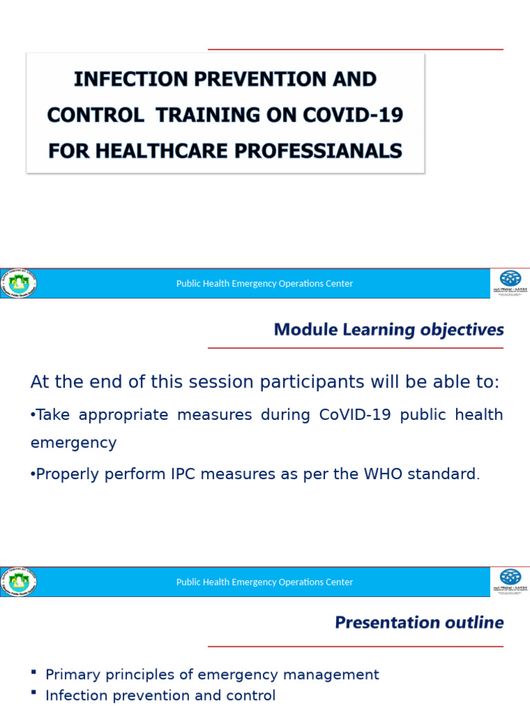 IPC Corrected June 9 | PDF | Personal Protective Equipment | Hand Washing
