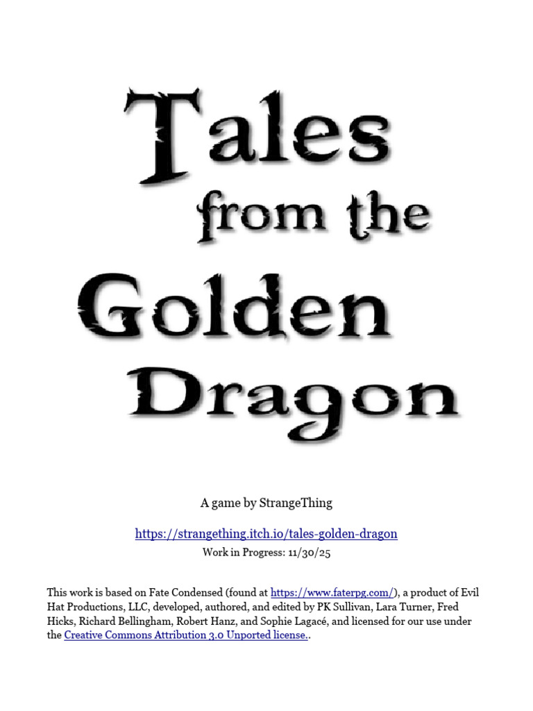 Tales Golden Dragon(1) | PDF | Magician (Fantasy)
