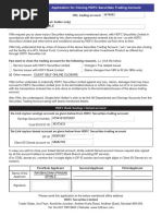 HDFC Demat Account Closure Request Form | PDF | Banking | Financial ...