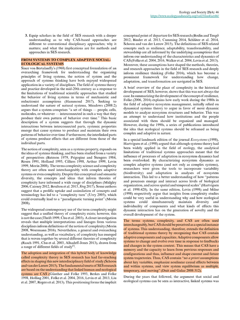 Complex Adaptive Systems (1) | PDF | Systems Theory | System