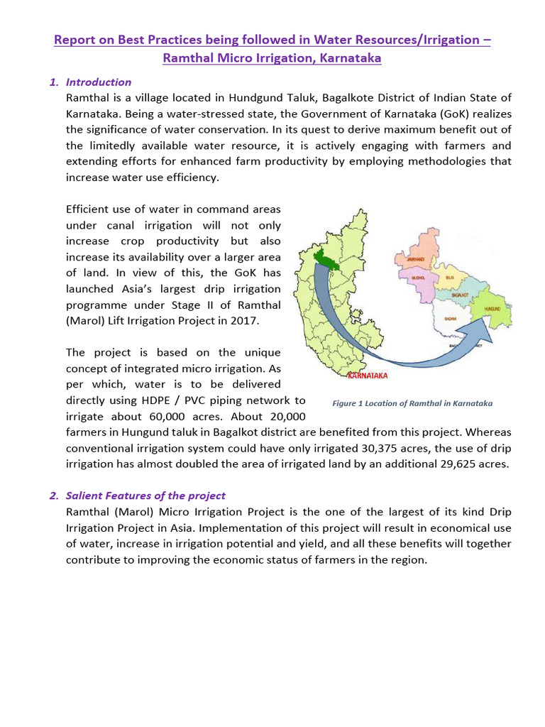 Agriculture Project 1 | PDF | Irrigation | Environment
