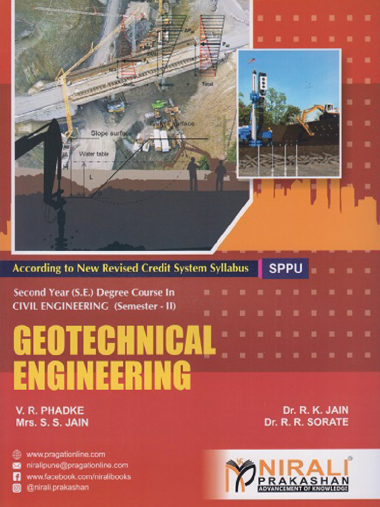 Geotechnical Engineering Sy Se Degree Course in Civil Engineering ...