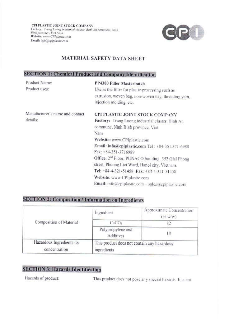 MSDS | PDF