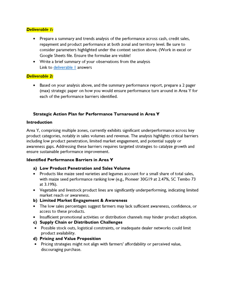 AC Interview_Moses Wanjala_AC Final Round_Exercise | PDF | Pricing ...
