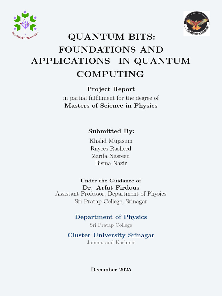 Wa0003 | PDF | Quantum Computing | Superconductivity