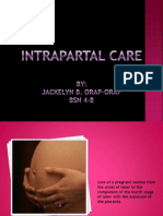 Intrapartal Care