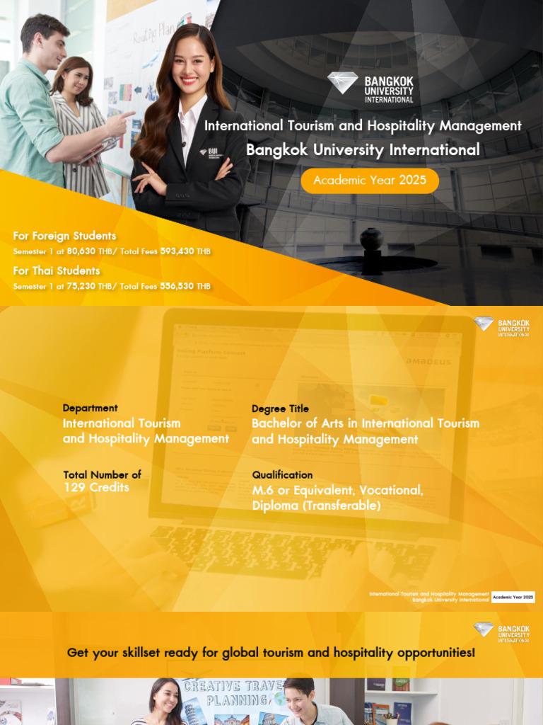 One Page International Tourism Management | PDF | Tourism | Hospitality ...