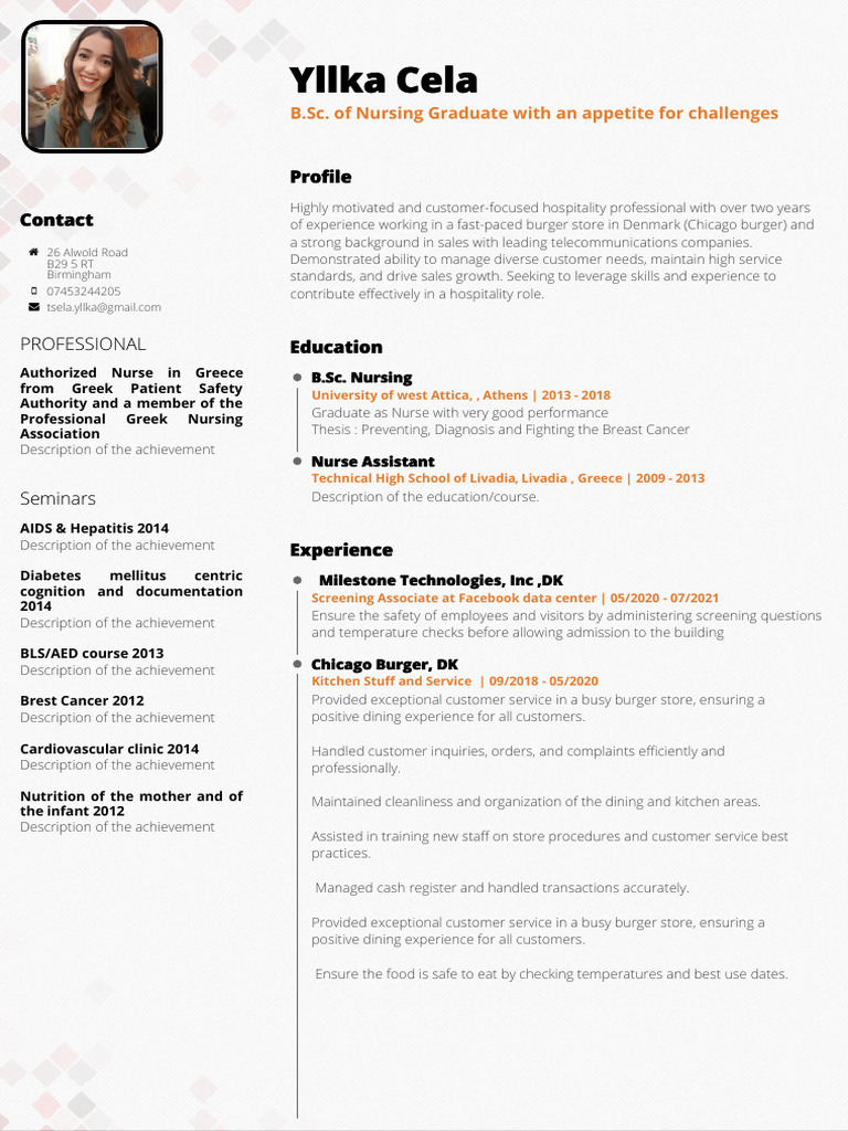 my-cv (7) | PDF | Sales