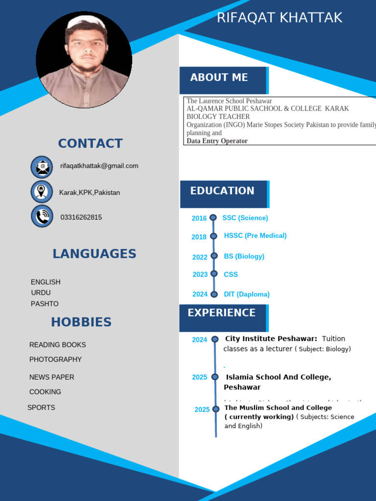 Uzair Azam CV | PDF