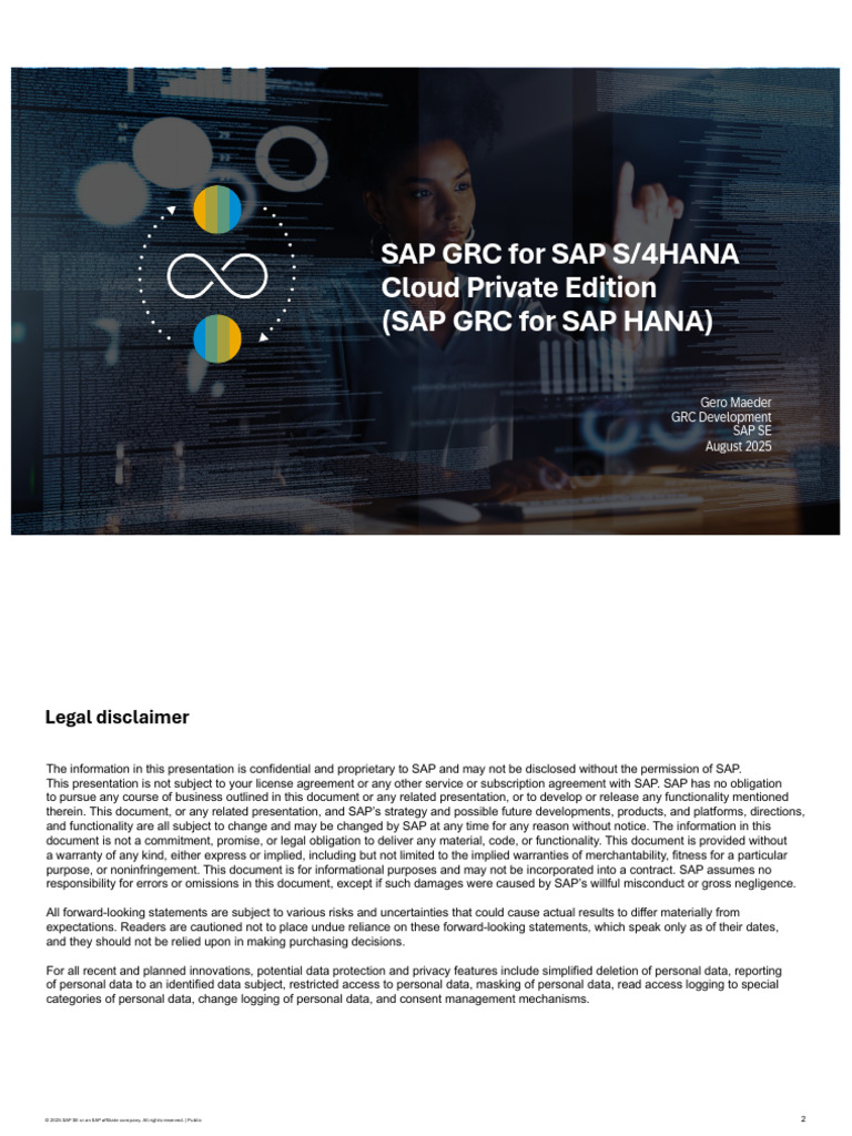 SAP GRC For SAP S - 4HANA | PDF | Computing | Information Technology