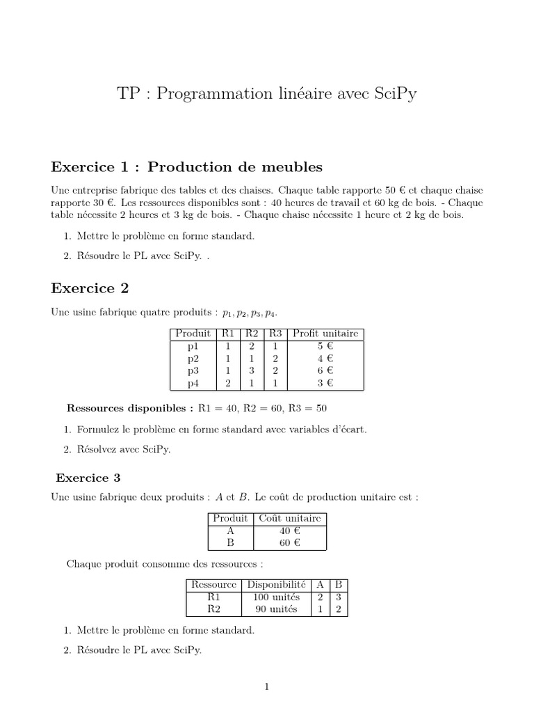 TP 1 | PDF