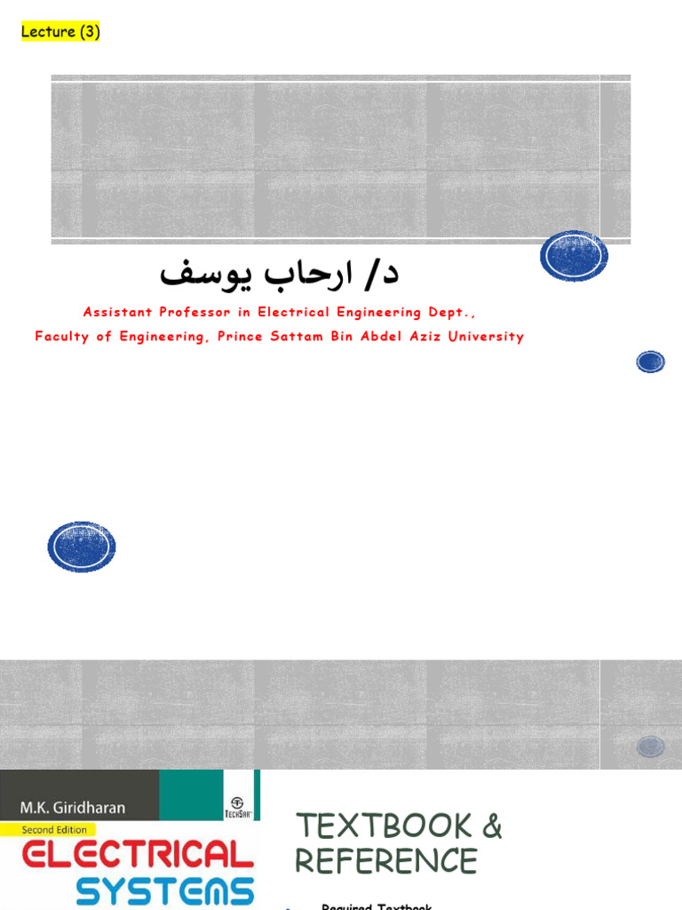 Lect3 Drawing | PDF | Electricity | Electrical Engineering