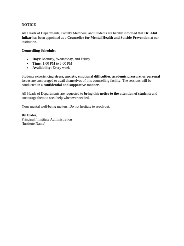 Notice | PDF