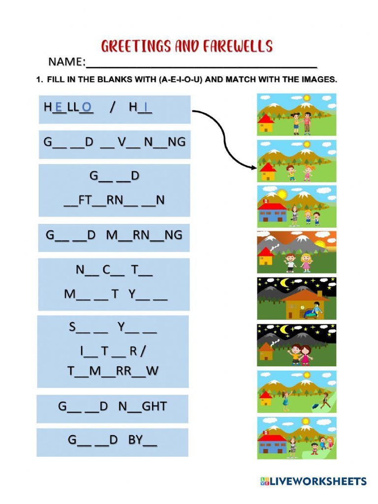 Worksheet 1122531 | PDF
