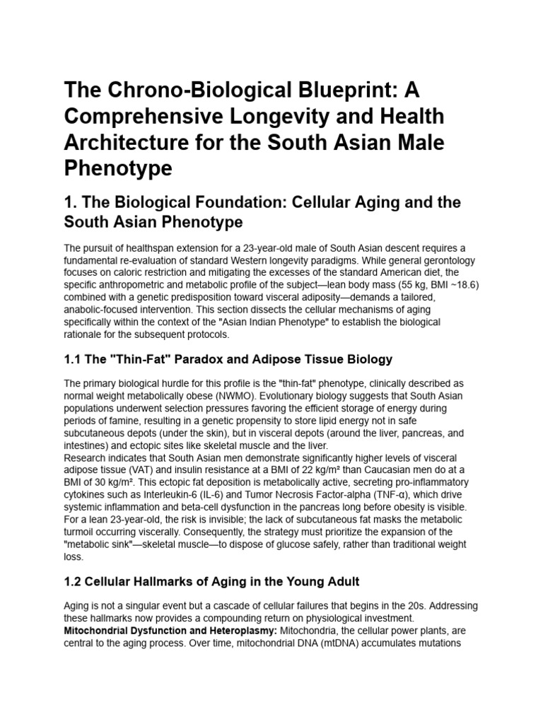 Longevity Plan Generation Request | PDF | Low Density Lipoprotein ...