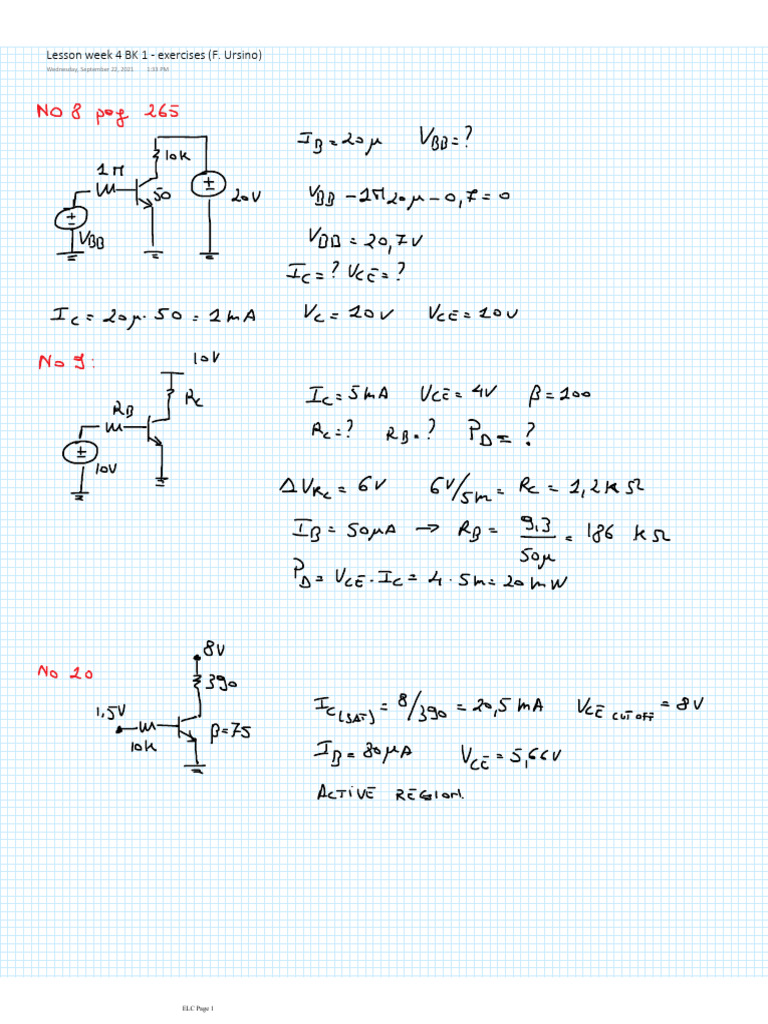 Exercises Period 1 Lesson 4 | PDF