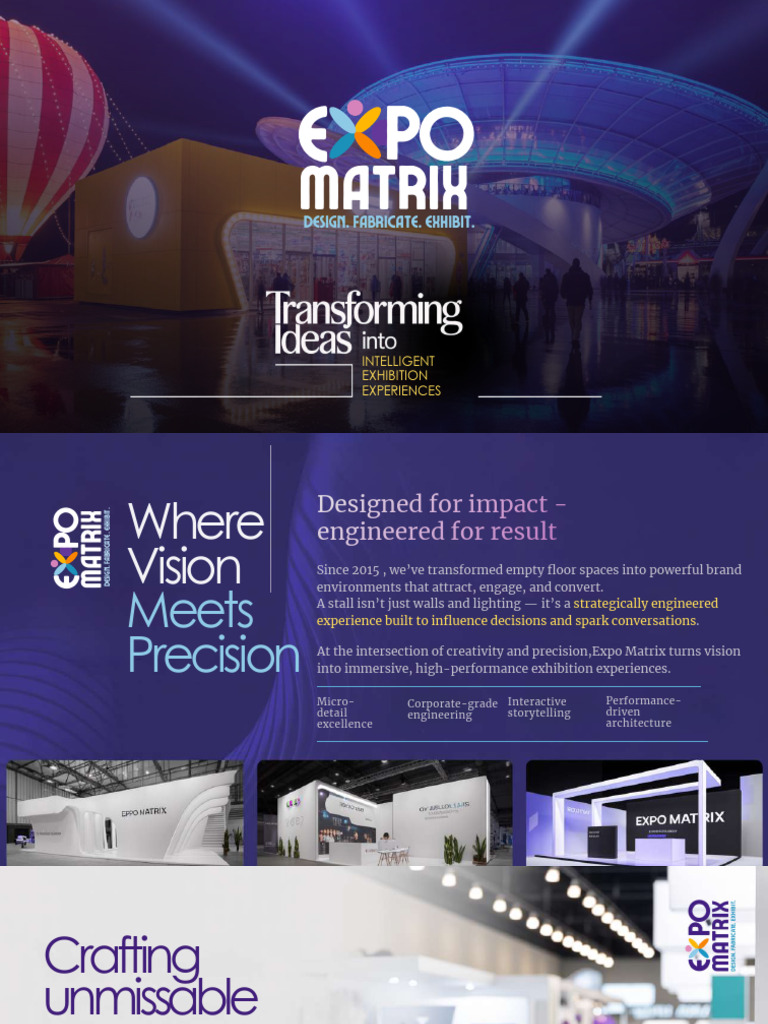 ExpoMatrix Your Next Expo Booth, Reimagined | PDF