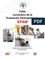 Taller Evaluacion Participativa EPAM