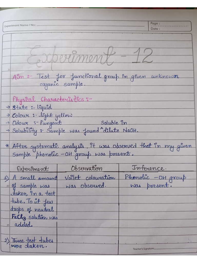 Experiment 12 Chem | PDF