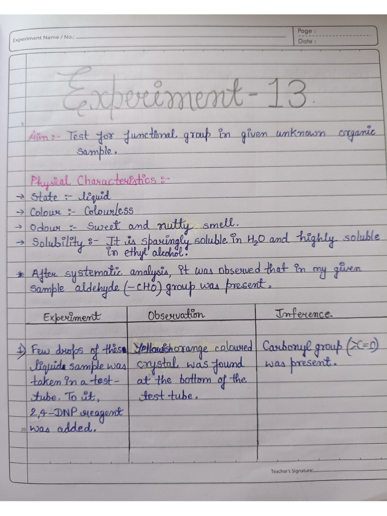 Experiment 13 Chem | PDF