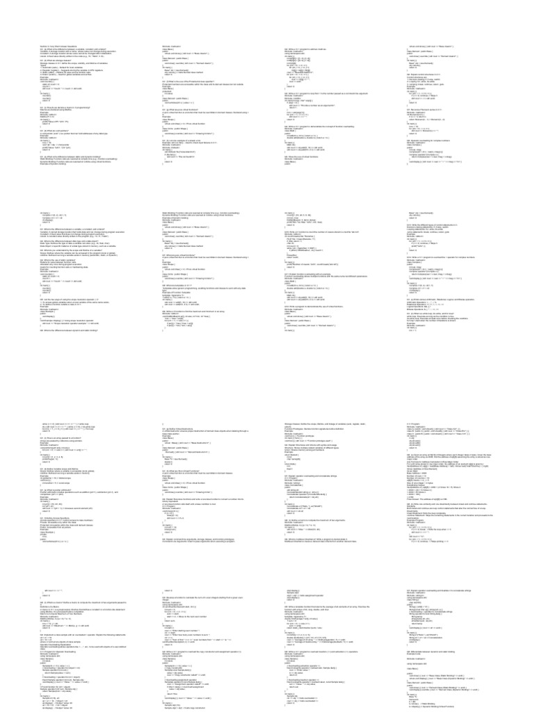 DOC-c++ Notes | PDF | Integer (Computer Science) | Pointer (Computer ...